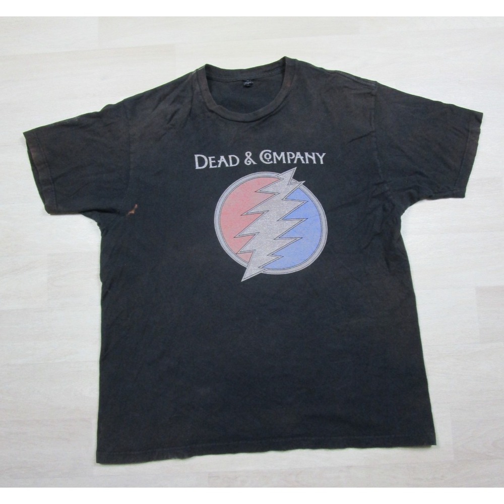 Vintage Dead and Company 2015‎ Summer Tour T-Shirt Size (XL) Distressed Band Tee